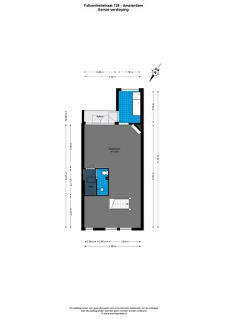 Floorplan - Fahrenheitstraat 128, 1097 PX Amsterdam